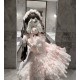 Fantasy Gift Box Camellia Feather Dream JSK(Pre-Order/3 Colours/Full Payment Without Shipping)